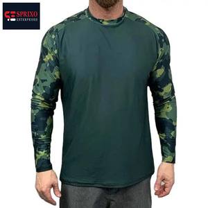 เสื้อยืดตกปลาสำหรับผู้ชายเสื้อลายพรางแขนยาวสีเขียวอ่อนออกแบบได้ตามต้องการ - Product Image 6