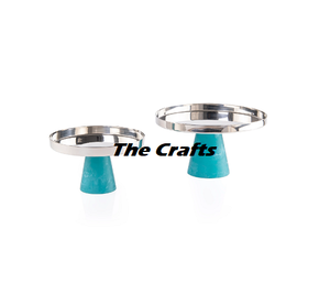 Stainless Steel And Resin <b>Cake</b> <b>Stand</b> <b>Set</b> Of 2 Round Shape Size <b>Cake</b> <b>Stand</b> For Party And Events Tableware Use - Product Image 5