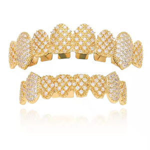 Parrillas de diamantes de moissanita de plata 925 de alta calidad personalizadas, accesorio de moda para hombres, regalo de joyería de dientes de Hip Hop para hombres - Product Image 5