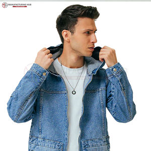 Most Comfortable Black Color Men <b>Denim</b> <b>Jacket</b> With Cheap Quality Price Black In Wholesale Price <b>Denim</b> <b>Jacket</b> For Man - Product Image 6