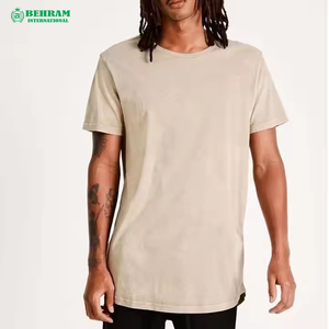 T-shirt personnalisable en polyester/coton pour hommes et femmes, haute qualité, délavé à l'acide, toutes couleurs, coupe ample, séchage rapide, écologique - Product Image 3