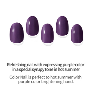 Purple Syrup InstaWrap-Pegatinas de uñas de gel sin lámpara, & Stick Peel, apariencia de salón instantánea (20PCS) - Product Image 2