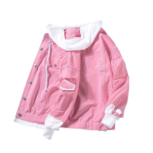 Vestes en jean les plus vendues pour hommes et femmes, veste en jean unie bleu uni, veste en jean classique pour hommes, jean déchiré slim - Product Image 2