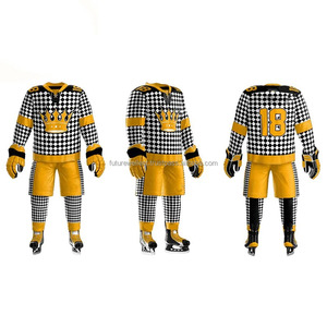 Nom de l'équipe personnalisé Uniforme de hockey sur glace Nouveau style Ensemble fait en polyester quantité minimale de commande bas avec conception OEM - Product Image 5