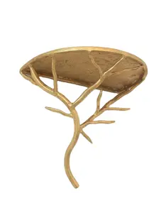 Iron branch <b>shelf</b> wall mounted storage <b>shelves</b> for home hotels living room kitchen bathroom home decor accessories wholesale - Product Image 1