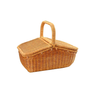 Paniers de rangement en rotin faits à la main et tissés à la main Organisateur de bureau à domicile en osier durable fabriqué au Vietnam-Service OEM ODM - Product Image 3