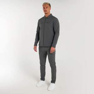 Surchemise anthracite Coupe décontractée élégante avec poches zippées cachées verrouillables et détails minimes en métal armé pour - Product Image 1