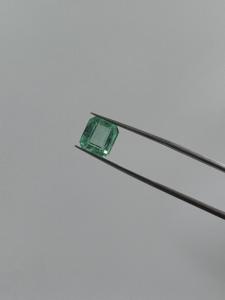 100% ธรรมชาติ Columbian มรกตไม่ผ่านการบำบัดและไม่ผ่านการอุ่นคุณภาพดีเกรดพรีเมี่ยม Asscher ตัด3.57กะรัตสำหรับการทำเครื่องประดับ - Product Image 2