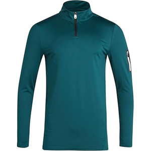 Pull-over à manches longues TBF-034 pour hommes Chemise d'entraînement imprimée légère coupe ajustée évacuant l'humidité Respirant Respectueux de l'environnement - Product Image 6