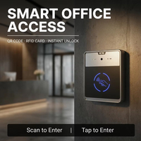 Terminal de Control de Acceso con Lector de Tarjetas NFC y Código QR WCMI, Interfaz RS232 para Sistema de Control de Ascensores