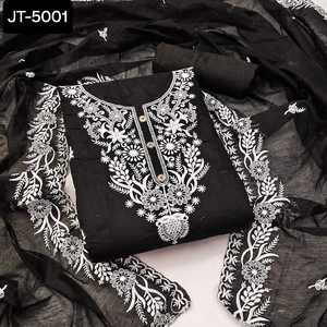 ผ้าฝ้ายสไตล์อินเดียคุณภาพดีที่สุดและเรยอน Salwar Kameez วัสดุการผลิตและราคาขายส่งชุดอินเดียและผ้าสารี - Product Image 3