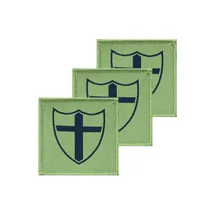 8 วิศวกรกองกําลัง Bde Hook TRF 3 แพ็คการขายเย็บปักถักร้อยดีไซน์สีเขียวและสีดําแบบกําหนดเองที่ดีที่สุดในปากีสถาน - Product Image 1