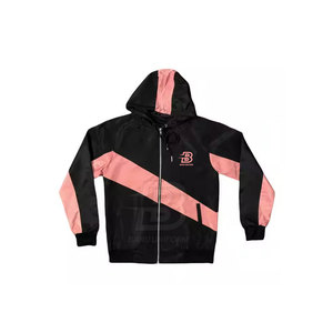 Conjunto de Sudadera con capucha de invierno cortavientos hecho en fábrica personalizado de diferentes colores y tamaños para la venta en línea - Product Image 3