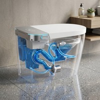 WC intelligent de luxe, gain de place, certifié CUPC, avec fonction Tornado