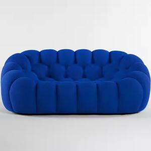 Sofá Moderno Curvo para Sala de Estar, Sofá de 3 Plazas - Product Image 1