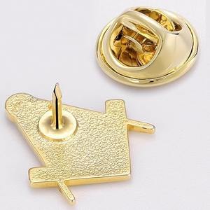 Broche Masónico, Pin de Solapa Masónico y Gemelos, Material Latón, Tipo de Metal Latón, Tipo de Cierre Mariposa, Tipo de Gema Sin Piedras Preciosas - Product Image 6