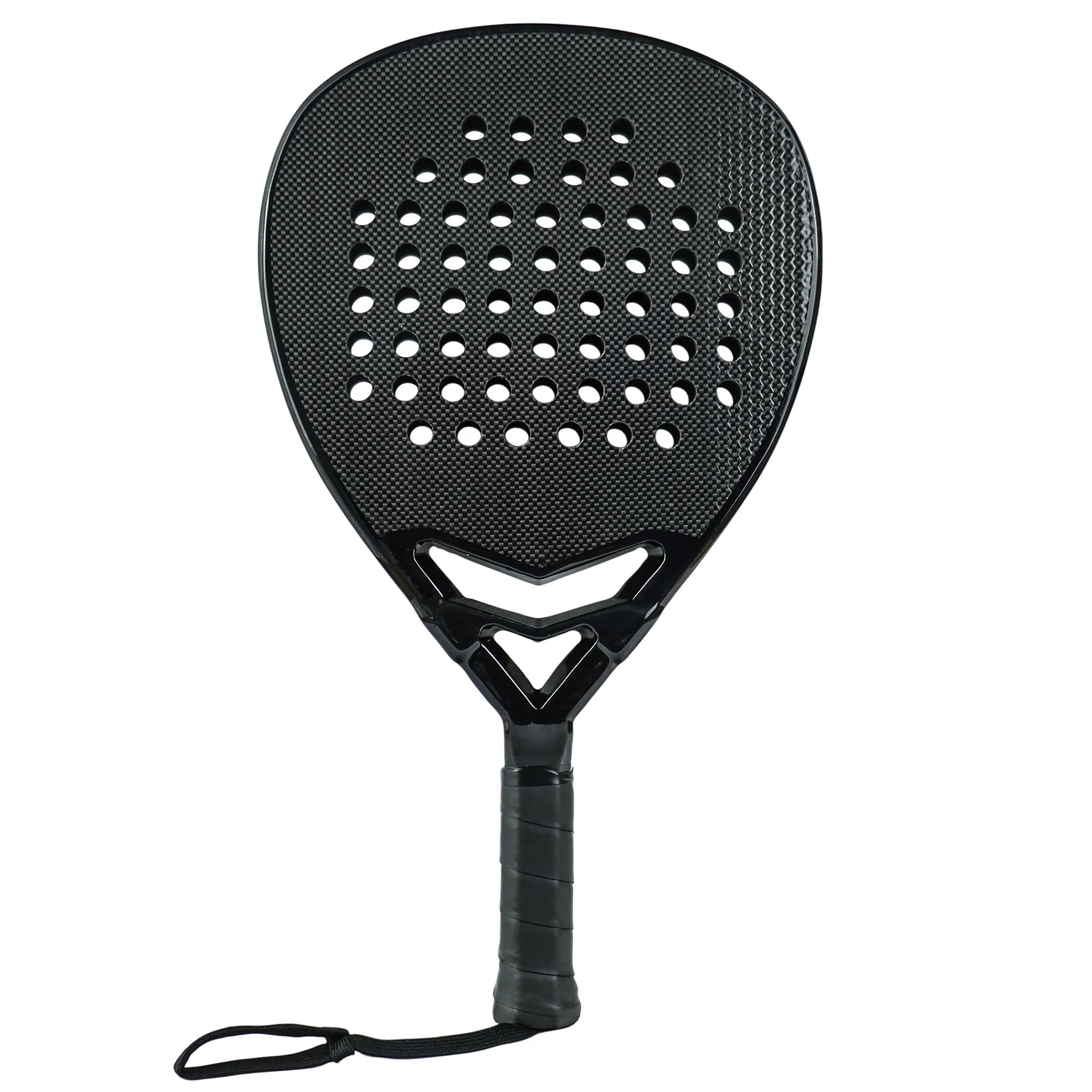 Wholesale High Quality 12K 18K Carbon Custom Diamond Shape Head paddle de Padel Tennis Racket