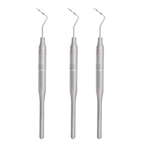 เครื่องมือตรวจวัดเหงือก CP-12S แบบปลายเดี่ยว ทำจากสแตนเลส น้ำหนักเบา ด้ามจับแบบกลวง พร้อมปลอกจับกันลื่น สีเงิน - Product Image 6