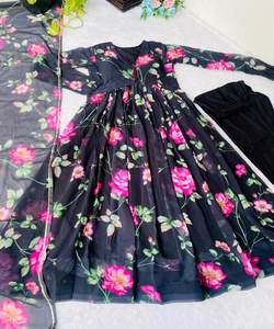 Muy hermoso Phulkari dupatta damas mujeres usan bajo precio al por mayor parte inferior superior con dupatta precio al por mayor ropa - Product Image 4