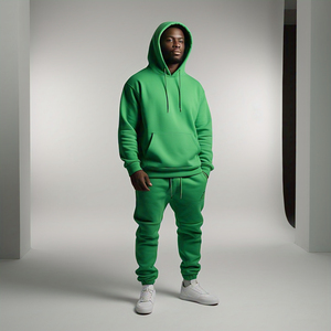 Ropa deportiva para hombre Sudadera con capucha de invierno Pantalones de chándal Conjuntos de Jogger Jersey Chándal con capucha y pantalones de chándal - Product Image 1