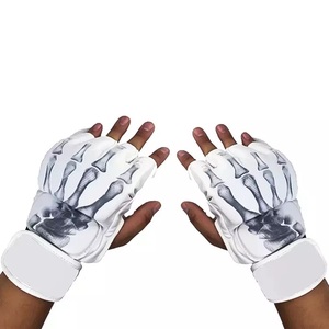 GAF-guantes de boxeo personalizados para adultos, de medio dedo, cuero Pu, duraderos, para entrenamiento de lucha libre, seguridad - Product Image 2