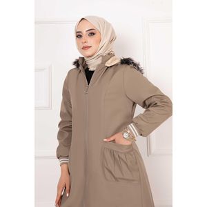 Abrigo de visón con mangas acanaladas y piel en el interior - Product Image 5