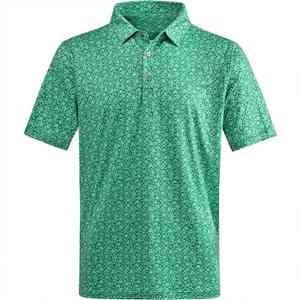 Chemise tricotée de grande taille polos, polos pour hommes Nouvelle arrivée T-shirt à manches courtes d'été Casual Business - Product Image 1