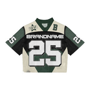 Diseña tu propia camiseta de fútbol americano de manga corta Diseño de sublimación de alta calidad Camiseta de fútbol americano - Product Image 1