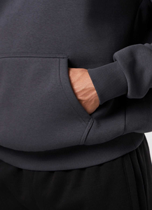 Streetwear Men's 100% Cotton Fleece Heavy Weight Oversized <b>Hoodie</b> with Custom Logo & Pocket Regular Length Winter Sweatshirt - Product Image 6