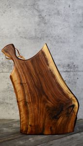 Tabla de cortar de madera de acacia ecológica más vendida al por mayor con mango en forma de rectángulo para uso doméstico en la cocina - Product Image 2