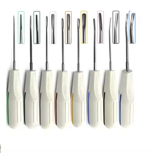 Elevadores de raíz más vendidos, instrumento dental de extracción de dientes de cirugía Oral Manual con mango de plástico cómodo - Product Image 1