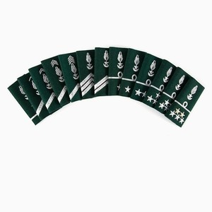 แผ่นป้ายติดไหล่แบบมีแรงดันไฟฟ้าสูงแผ่นติดไหล่แบบนักบินติดเสื้อคุณภาพสูงงานตามสั่ง - Product Image 5