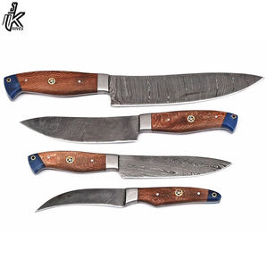 New Custom High Quality Professional Chef <b>Knife</b> Sets Stainless Steel Blades Damascus Material Wholesale Low Price <b>Kitchen</b> Chef - Product Image 3