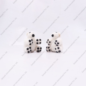 Muñecos de Oso Polar de Fieltro de Lana Creativos para Manualidades, Educativos, Festivos, Navideños, Colores Personalizados, Marca SAMYAK, Juguetes en Caja Empacados de Fábrica - Product Image 3