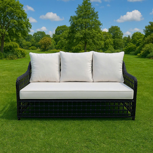 Corde rotin Sofa sectionnel Chaises de jardin en plein air Meubles de patio - Product Image 2