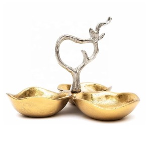 Bol à collation en argent de haute qualité sur pieds de cerf vaisselle élégant parfait pour les noix de fruits idéal pour les bols de décoration de Table à manger de cuisine - Product Image 6