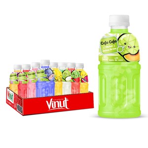 Cojo Cojo 10.8 floz Boisson au jus de melon Nata de Coco Vitamine C Riche sans sucre Aromatisé Pack 12 Échantillon gratuit Grossiste Fournisseur - Product Image 1