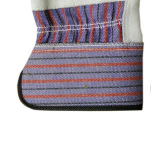 Guantes de Trabajo Resistentes de Cuero de Palma Única para Trabajos Industriales, Guantes de Seguridad con Costuras Reforzadas - Product Image 5