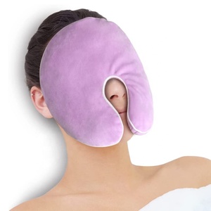 Boutique Soft Fabric Microwave Hot Moist Heat Face Pads Breathable Moist Face Mask-Bulk Sale Ice Pack