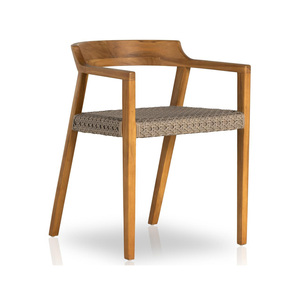 เก้าอี้รับประทานอาหารสไตล์นอร์ดิกที่ทันสมัยกรอบไม้และที่นั่งหวายสังเคราะห์ทอสำหรับสภาพแวดล้อมห้องรับประทานอาหารที่ทันสมัย - Product Image 6