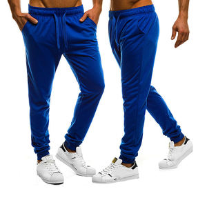 กางเกงวอร์มของผู้ชายดีไซน์แบบสั่งทำมีผลกระทบสูงผ้าฝ้ายสไตล์ลำลองน้ำหนักเบาขนาดกลาง - Product Image 1