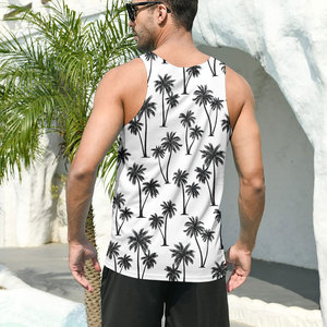 Custom Made Summer Fitness Tank <b>Top</b> for Men Sleeveless with O-Neck Design OEM Service Available for Sale - Product Image 5