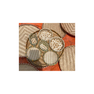 Panier de vannage naturel traditionnel Met Tre Vietnam fait à la main écologique durable léger modèle Helen - Product Image 6