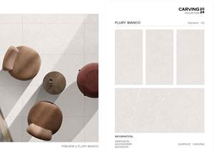 600X1200 PAPIER PEINT SCULPING CARREAUX EN PORCELAINE ÉMAILLÉE FINITION MATE DURABLE ÉTANCHE RÉSISTANT AUX RAYURES FABRIQUÉ EN INDE POUR L'INTÉRIEUR - Product Image 5