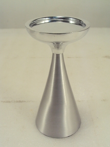 เชิงเทียนโลหะนิกเกิลทรงสูงชุดเชิงเทียน2ชิ้นสำหรับตกแต่งบ้าน - Product Image 3