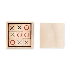 Jeu de Tic-Tac-Toe en bois personnalisé, gadgets de jeu TIC TAC TOE - Product Image 3