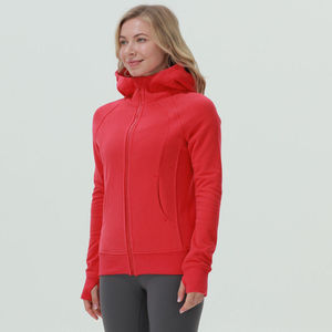 Nouveau hiver femme dames femmes épais fermeture éclair sport entraînement exercice entraînement course athlétique Fitness Yoga veste à capuche - Product Image 5