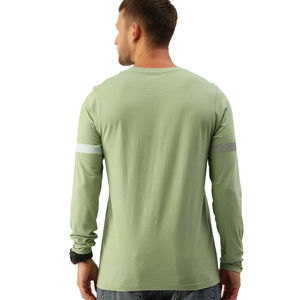 Camiseta de Algodón 100% de Alta Calidad y Peso Pesado para Hombre, Lisa, Antiarrugas, de Manga Larga, para Impresión, Popular entre los Hombres - Product Image 3