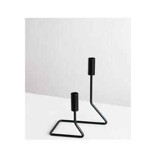 Candelabros metálicos geométricos contemporáneos, perfectos para la decoración moderna del hogar, iluminación ambiental de mesa y exhibición. - Product Image 1