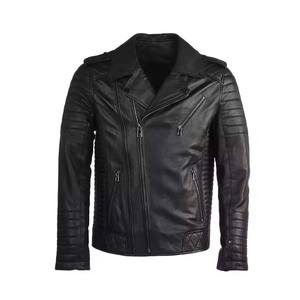 Chèvre de haute qualité nouveau design personnalisé hommes portent des vestes en cuir vintage multicolores grandes tailles - Product Image 3